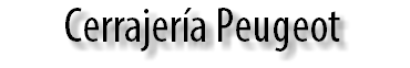 Cerrajería Peugeot